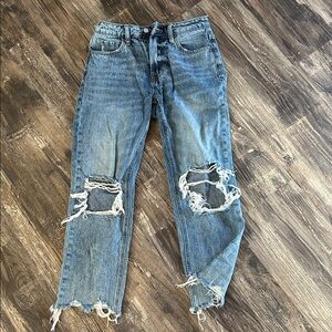 Altar'd State Blue Relaxed Jeans